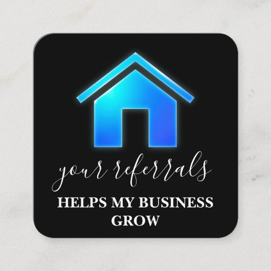 実在不動産ブルーグラデーションハウス 紹介カード (正面)