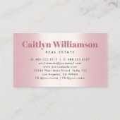 実在不動産ブローカーエモダンージェント 名刺 (裏面)