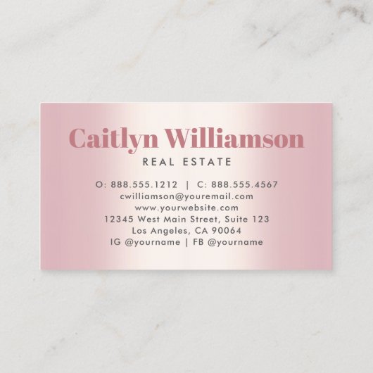 実在不動産ブローカーエモダンージェント 名刺 (裏面)