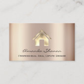 実在不動産ブローカーエージェントバラQRコードBusiness Car 名刺 (正面)