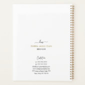 実在不動産ブローカークラシックプランナー プランナー手帳 (裏面)