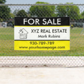 実在不動産ブローカーロゴマーケティング販売カスタム用 横断幕 (インサイチュ)