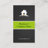 実在不動産ブローカー – プレミアムクリエイティブ革新的 名刺 (裏面)