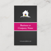 実在不動産ブローカー – プレミアムクリエイティブ革新的 名刺 (裏面)