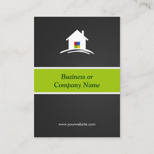 実在不動産ブローカー – プレミアムクリエイティブ革新的 名刺 (裏面)