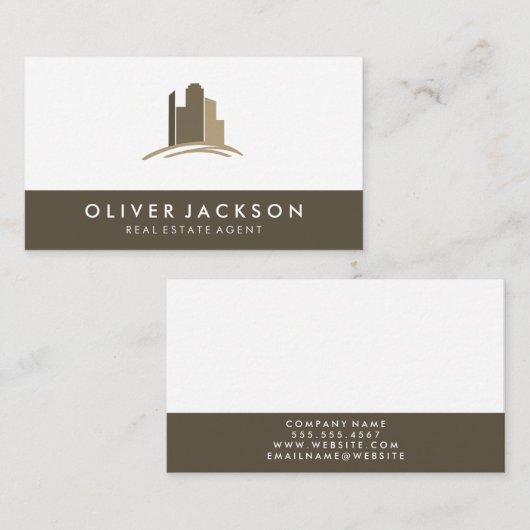 実在不動産プロパティアイコン | プロフェッショナル 名刺 (正面/裏面)