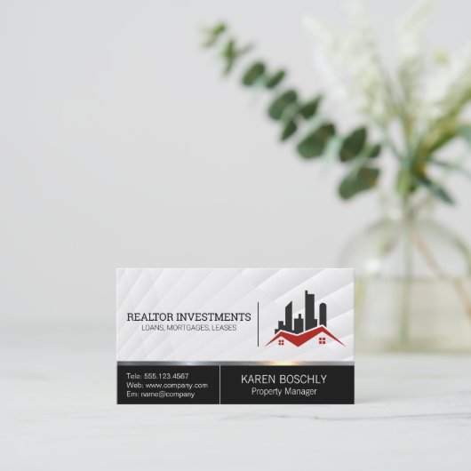 実在不動産プロパティアイコン 名刺 (スタンド正面)