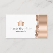 実在不動産プロフェッショナルの挿入または写真の追加 名刺 (裏面)