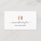 実在不動産プロフェッショナルの挿入または写真の追加 名刺 (裏面)