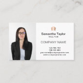 実在不動産プロフェッショナルの挿入または写真の追加 名刺 (正面)