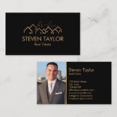 実在不動産プロフェッショナルハウス不動産仲介業者追加フォト 名刺 (正面/裏面)