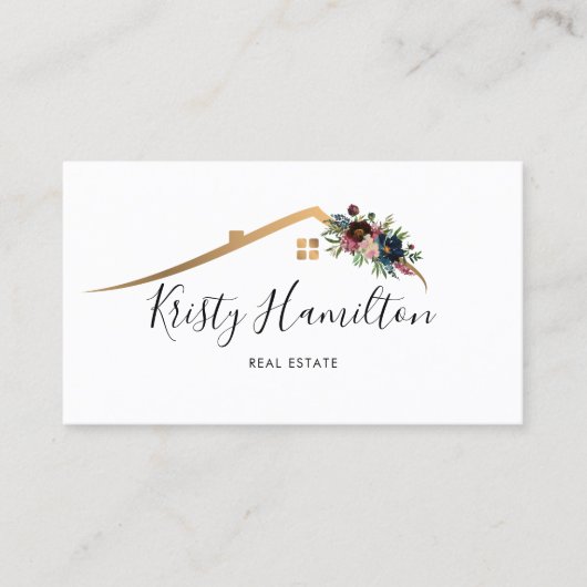 実在不動産プロフェッショナル不動産仲介業者追加フォトQRコード 名刺 (正面)