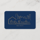 実在不動産プロフェッショナル不動産仲介業者追加フォトQRコード 名刺 (正面)