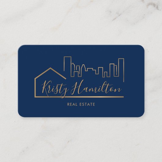 実在不動産プロフェッショナル不動産仲介業者追加フォトQRコード 名刺 (正面)