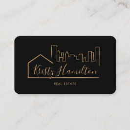 実在不動産プロフェッショナル不動産仲介業者追加フォトQRコード 名刺