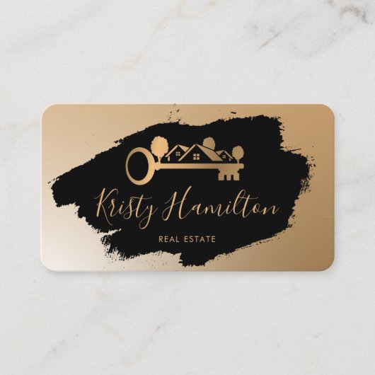 実在不動産プロフェッショナル不動産仲介業者追加フォトQRコード 名刺 (正面)