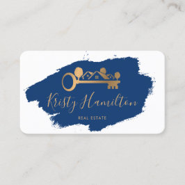 実在不動産プロフェッショナル不動産仲介業者鍵追加フォト 名刺