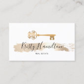 実在不動産プロフェッショナル不動産仲介業者鍵追加フォトbu 名刺 (正面)