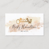 実在不動産プロフェッショナル不動産仲介業者鍵追加フォトbu 名刺 (正面)