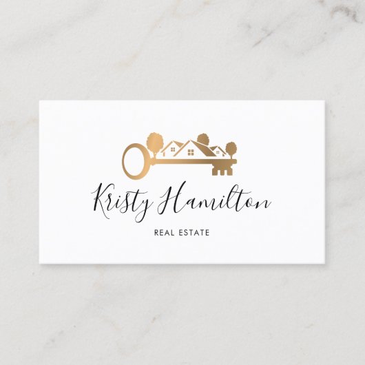 実在不動産プロフェッショナル不動産仲介業者鍵追加フォトbu 名刺 (正面)