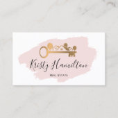 実在不動産プロフェッショナル不動産仲介業者鍵追加フォトbu 名刺 (正面)