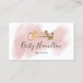 実在不動産プロフェッショナル不動産仲介業者鍵追加フォトbu 名刺 (正面)