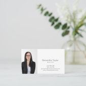 実在不動産プロフェッショナル写真とロゴの追加 名刺 (スタンド正面)