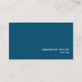 実在不動産プロフェッショナル写真とロゴの追加 名刺 (裏面)