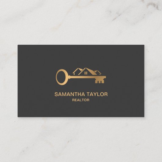 実在不動産プロフェッショナル写真とロゴの追加 名刺 (裏面)