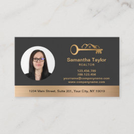 実在不動産プロフェッショナル写真とロゴの追加 名刺