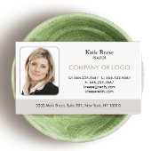 実在不動産プロフェッショナル写真とロゴの追加 名刺