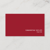 実在不動産プロフェッショナル写真とロゴの追加 名刺 (裏面)