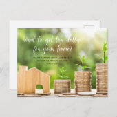 実在不動産ホーム販売マーケティング ポストカード (正面/裏面)