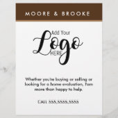 実在不動産マーケティング業者フライヤー チラシ (裏面)