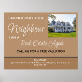 実在不動産マーケティング業者フライヤー ポスター (正面)