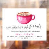 実在不動産ラテ紹介のお知らせ ウィンドウサイン (シート2)