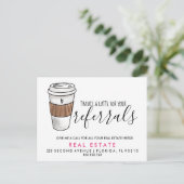 実在不動産ラテ紹介発表葉書 案内ポストカード (スタンド正面)