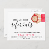 実在不動産ラテ紹介発表葉書 案内ポストカード (正面/裏面)