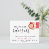 実在不動産ラテ紹介発表葉書 案内ポストカード (スタンド正面)