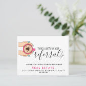 実在不動産ラテ紹介発表葉書 案内ポストカード (スタンド正面)