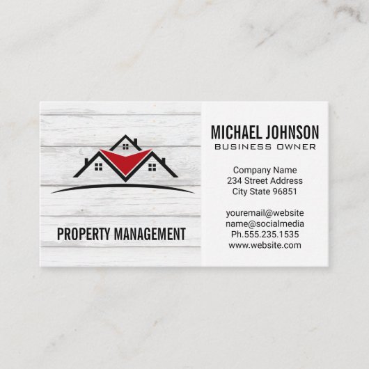 実在不動産ロゴ |ハードウェアツール 名刺 (正面)