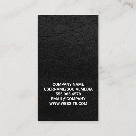 実在不動産ロゴ | ビジネスカスタムの写真イメージ 名刺 (裏面)