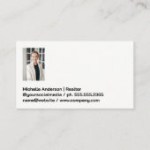 実在不動産ロゴ |不動産実在代理業者 名刺 (裏面)