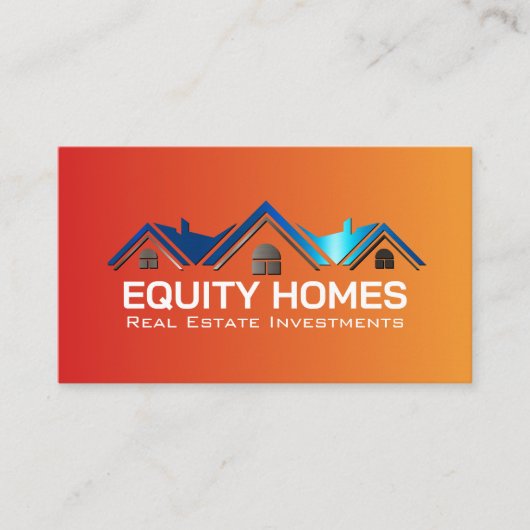 実在不動産ロゴ |不動産実在代理業者 名刺 (正面)