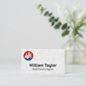 実在不動産ロゴ |企業の | 名刺 (スタンド正面)