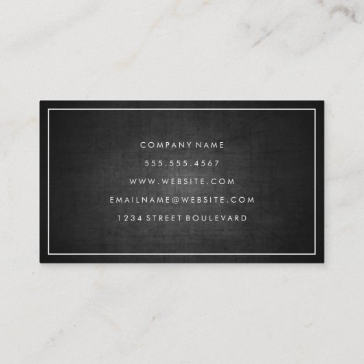 実在不動産ロゴ 名刺 (裏面)