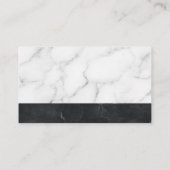 実在不動産ロゴ |大理石背景 名刺 (裏面)