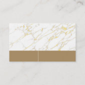 実在不動産ロゴ |大理石 名刺 (裏面)