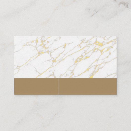 実在不動産ロゴ |大理石 名刺 (裏面)