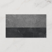 実在不動産ロゴ | 石板マーブル 名刺 (裏面)